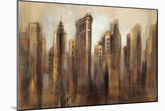 Flatiron Skyline-Silvia Vassileva-Mounted Art Print