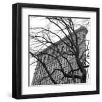 Flatiron with Tree (detail)-Erin Clark-Framed Giclee Print