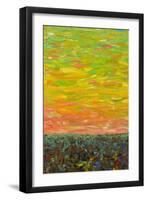 Flatland Sunset looking East-James W. Johnson-Framed Giclee Print