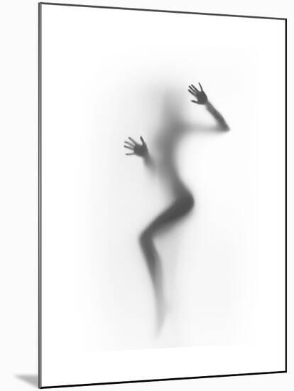 Flattened-Shadow-Mounted Art Print