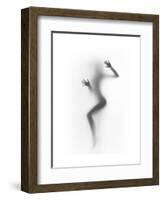 Flattened-Shadow-Framed Art Print