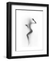 Flattened-Shadow-Framed Art Print