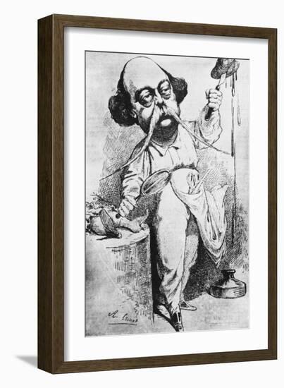 Flaubert Dissects Madame Bovary-A. Lernot-Framed Giclee Print