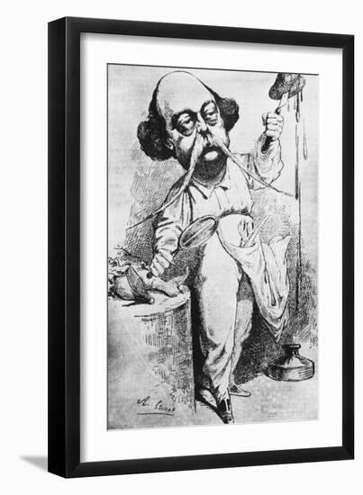 Flaubert Dissects Madame Bovary-A. Lernot-Framed Giclee Print