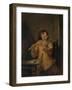 Flautist, 1630S-David Teniers the Younger-Framed Giclee Print