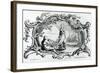 Flautist and Woman-Hubert Francois Gravelot-Framed Giclee Print