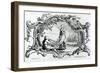 Flautist and Woman-Hubert Francois Gravelot-Framed Giclee Print