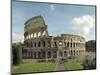 Flavian Amphitheatre or Coliseum in Rome, 79-80 A.D. Rome, Italy-null-Mounted Art Print