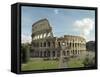 Flavian Amphitheatre or Coliseum in Rome, 79-80 A.D. Rome, Italy-null-Framed Stretched Canvas