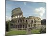 Flavian Amphitheatre or Coliseum in Rome, 79-80 A.D. Rome, Italy-null-Mounted Art Print