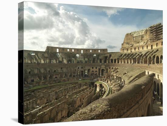 Flavian Amphitheatre Or Coliseum in Rome-null-Stretched Canvas