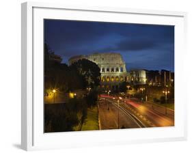 Flavian Amphitheatre Or Coliseum in Rome-null-Framed Photographic Print