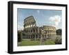 Flavian Amphitheatre Or Coliseum in Rome-null-Framed Photographic Print