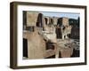Flavian Palace, also known as Domus Flavia on Palatine Hill, Rome, Lazio, Italy Ad-null-Framed Giclee Print