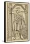 Flavius Aetius Roman Commander in the West Notable for His Defeat of Attila and the Huns-null-Framed Stretched Canvas