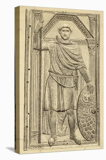 Flavius Aetius Roman Commander in the West Notable for His Defeat of Attila and the Huns-null-Stretched Canvas