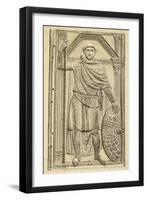 Flavius Aetius Roman Commander in the West Notable for His Defeat of Attila and the Huns-null-Framed Art Print