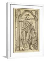 Flavius Aetius Roman Commander in the West Notable for His Defeat of Attila and the Huns-null-Framed Art Print