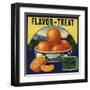 Flavor Treat Brand - San Dimas, California - Citrus Crate Label-Lantern Press-Framed Art Print