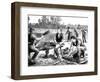 Flax Rippling, C1880-null-Framed Giclee Print