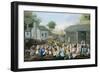Flax Scutching Bee-Lincoln Park-Framed Giclee Print