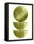 Flaxen Half Moons and Full Moon-Eline Isaksen-Framed Stretched Canvas