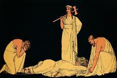 'The Murder of Agamemnon', 1880-Flaxman-Framed Giclee Print