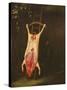 Flayed Pig-Adriaen Jansz. Van Ostade-Stretched Canvas