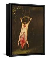 Flayed Pig-Adriaen Jansz. Van Ostade-Framed Stretched Canvas