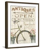 Flea Market Bike-Wild Apple Portfolio-Framed Art Print