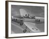 Fledgling Pilot of the Women's Flying Training Detachment Soloing in Her Pt 19 Army Trainer-Peter Stackpole-Framed Photographic Print