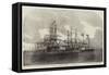 Fleet Forming Line Abreast-Edwin Weedon-Framed Stretched Canvas