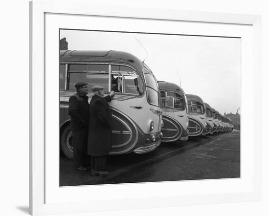 Fleet of Aec Regal Mk4S Belonging to Philipsons Coaches, Goldthorpe, South Yorkshire, 1963-Michael Walters-Framed Photographic Print