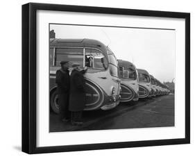Fleet of Aec Regal Mk4S Belonging to Philipsons Coaches, Goldthorpe, South Yorkshire, 1963-Michael Walters-Framed Photographic Print