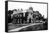 Fleet of Cars at Castle Malwood, Hampshire-null-Framed Stretched Canvas