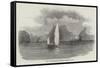 Fleet of Malay Pirates and Royalist Boat in Endeavour Straits-null-Framed Stretched Canvas