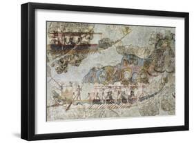 Fleet of Ships-null-Framed Giclee Print