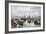 Fleet of Tea-Ships in the China Sea, c.1880-null-Framed Giclee Print