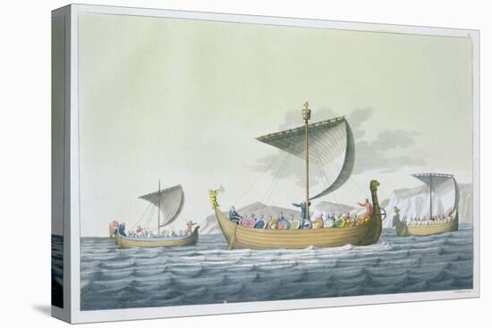 Fleet of William the Conqueror-Vittorio Raineri-Stretched Canvas