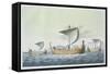 Fleet of William the Conqueror-Vittorio Raineri-Framed Stretched Canvas