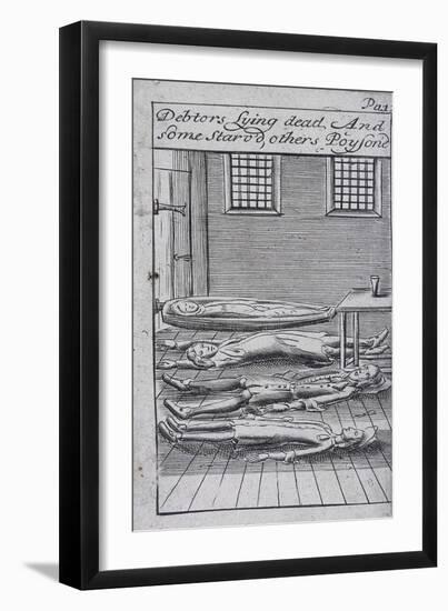 Fleet Prison, London, 1691-null-Framed Giclee Print