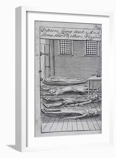 Fleet Prison, London, 1691-null-Framed Giclee Print