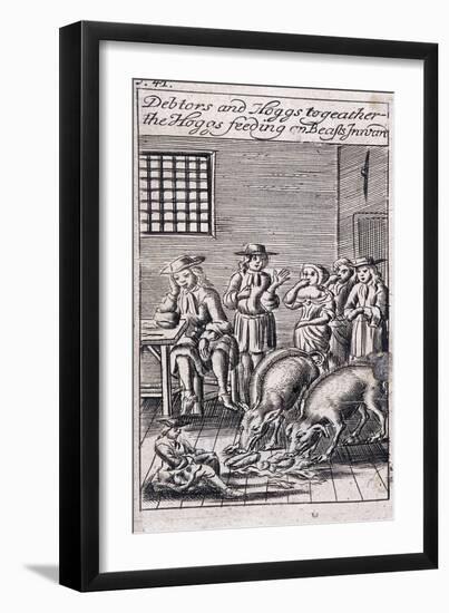 Fleet Prison, London, 1691-null-Framed Giclee Print