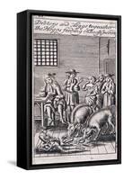 Fleet Prison, London, 1691-null-Framed Stretched Canvas