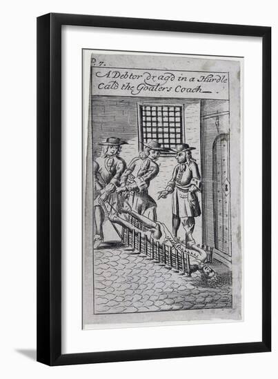 Fleet Prison, London, 1691-null-Framed Giclee Print