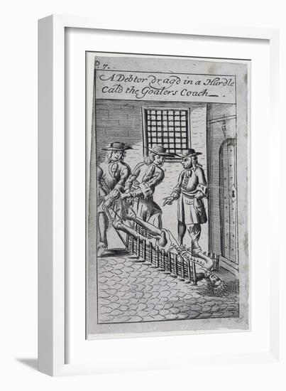 Fleet Prison, London, 1691-null-Framed Giclee Print