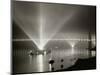 Fleet Sailing in Hudson River at Night-Philip Gendreau-Mounted Photographic Print