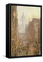 Fleet Street, 1892-Rose Maynard Barton-Framed Stretched Canvas