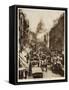 Fleet Street and St. Paul's, 1897, Photograph from the Times-null-Framed Stretched Canvas