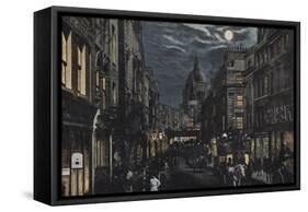 Fleet Street and St Paul'S, London-null-Framed Stretched Canvas